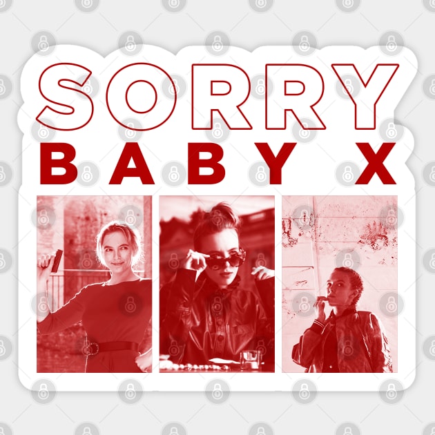VILLANELLE SORRY BABY X Sticker by localfandoms